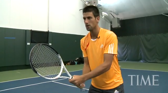 TIME Magazine: A Free Lesson with Novak Djokovic