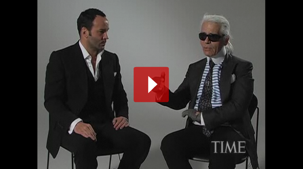 Tom Ford and Karl Lagerfeld Talk Shop